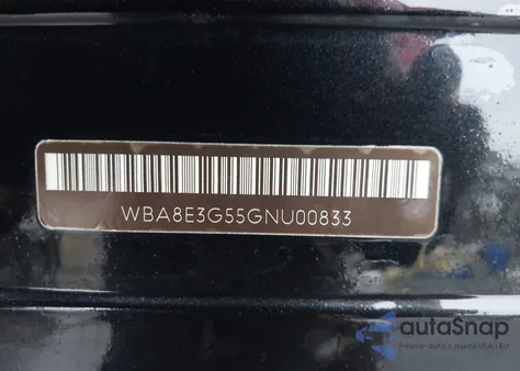 2016 BMW 328I xDrive from USA, damaged, VIN WBA8E3G55GNU00833